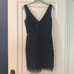 BCBG Navy Cocktail Dress